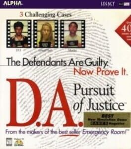D.A.: Pursuit of Justice Cover