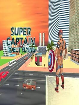Superhero Captain Robot Flying Newyork City War Cover
