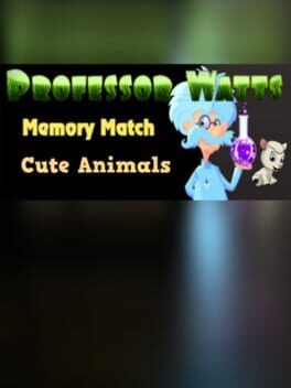 Professor Watts Memory Match: Cute Animals Cover