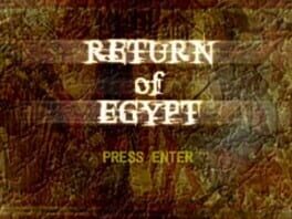 Return of Egypt Cover