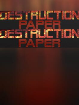 Destruction Paper Cover