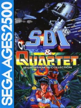 Sega Ages 2500 Vol. 21: SDI & Quartet - Sega System 16 Collection Cover