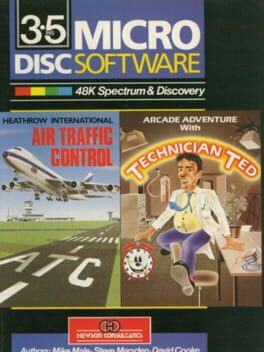 3.5 Ins Micro Disc Software: Adventure with Technician Ted / Heathrow International Air Traffic Control Cover