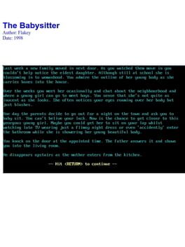 The Babysitter Cover