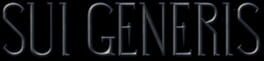 Sui Generis Cover