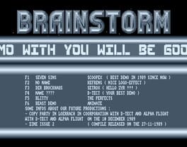 Brainstorm Cover