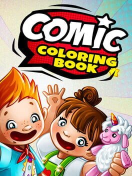 Comic Coloring Book Cover