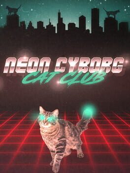 Neon Cyborg Cat Club Cover
