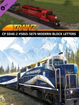 Trainz Railroad Simulator 2019: CP SD40-2 #5865-5879 Modern Block Letters Cover