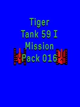 Tiger Tank 59 I: Mission Pack 016 Cover