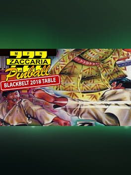 Zaccaria Pinball: Blackbelt 2018 Table Cover