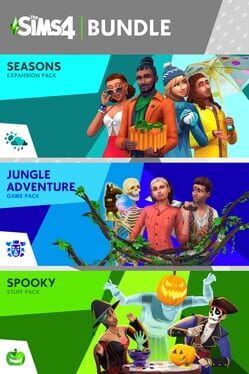 The Sims 4: Seasons, Jungle Adventure, Spooky Stuff Cover