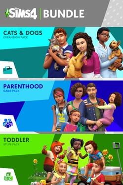 The Sims 4: Bundle - Cats & Dogs, Parenthood, Toddler Stuff Cover