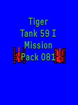 Tiger Tank 59 I: Mission Pack 081 Cover