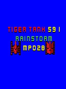 Tiger Tank 59 I: Rainstorm MP028 Cover