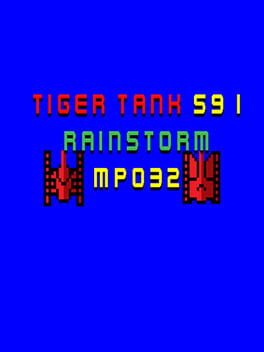 Tiger Tank 59 I: Rainstorm MP032 Cover