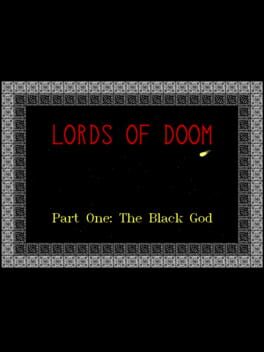Lords of Doom: Part One - The Black God Cover
