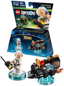 LEGO Dimensions: Back to the Future Doc Brown Fun Pack Cover