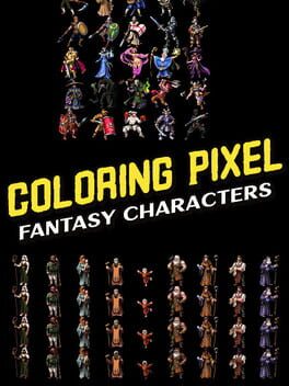 Coloring Pixel: Fantasy Characters Cover