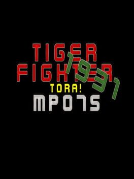 Tiger Fighter 1931: Tora! MP075 Cover