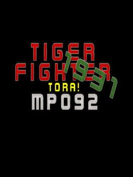 Tiger Fighter 1931: Tora! MP092 Cover