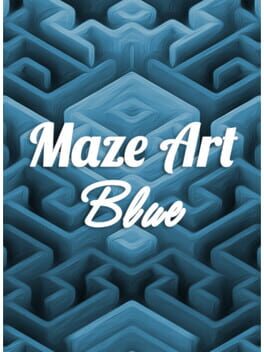 Maze Art: Blue Cover