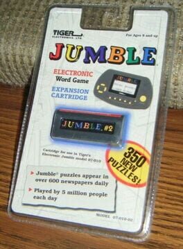 Jumble Electronic Word Game: Expansion Cartridge Cover