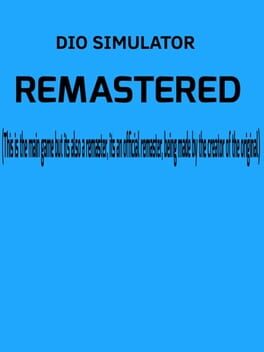 Dio Simulator Remastered Cover