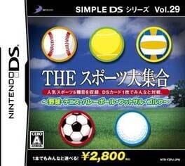 Simple DS Series Vol. 29: The Sports Daishuugou - Yakyuu-Tennis-Volleyball-Futsal-Golf Cover