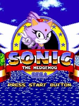 Blaze the Cat in Sonic the Hedgehog Cover