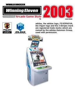 World Soccer Winning Eleven Arcade Game Style 2003 Cover
