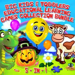 Big Kids & Toddlers Educational Learning Games Collection Bundle 5-in-1 Cover