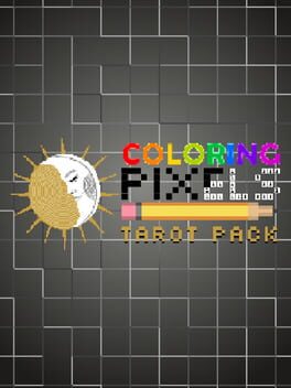 Coloring Pixels: Tarot Pack Cover