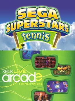 Sega Superstars Tennis and Xbox Live Arcade Compilation Disc Cover