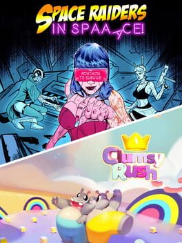 Space Raiders in Space + Clumsy Rush Cover