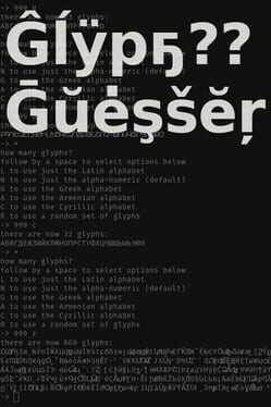 Glyph Guesser Cover