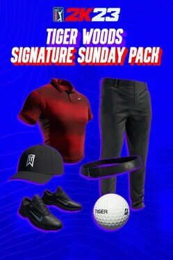 PGA Tour 2K23: Tiger Woods Signature Sunday Pack Cover