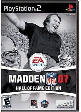 Madden NFL 07: Hall of Fame Edition Cover