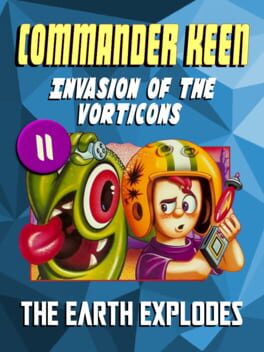 Commander Keen in Invasion of the Vorticons: The Earth Explodes Cover