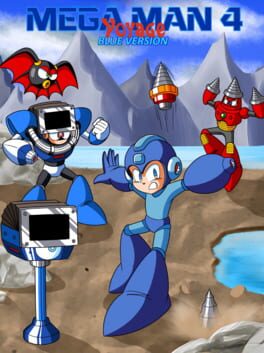 Mega Man 4 Voyage: Blue Version Cover
