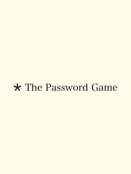 The Password Game Cover