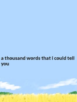 A thousand words that I could tell you Cover
