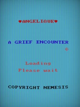 Angelique: A Grief Encounter Cover