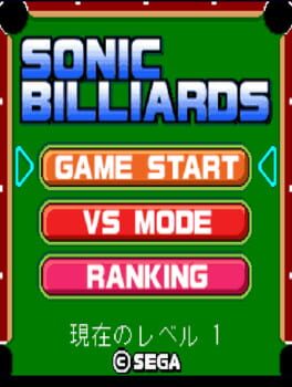 Sonic Billiards Cover