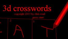 3D Crosswords