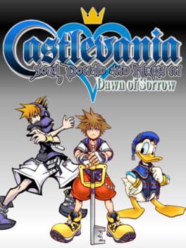 Castlevania: Sora, Donald & Neku in Dawn of Sorrow Cover