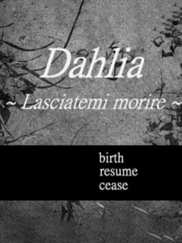 Dahlia: Lasciatemi morire Cover