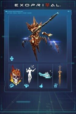 Exoprimal: Skywave Fire Guardian Set Cover