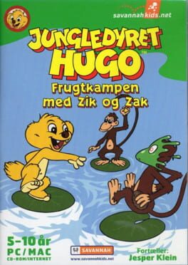 Jungledyret Hugo: Frugtkampen Med Zik Og Zak Cover