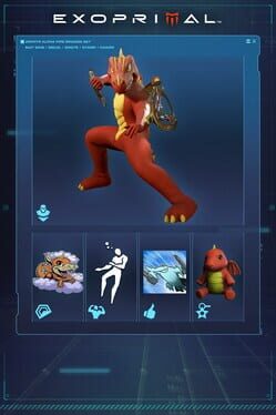 Exoprimal: Zephyr Alpha Fire Dragon Set Cover